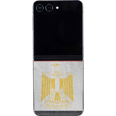 Egyptian Flag Distressed Galaxy Z Flip5 5G Skin